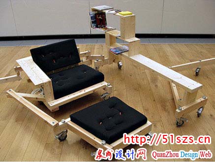 爬虫式可移动家具设计