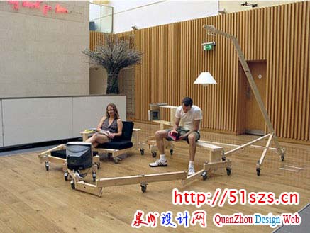 爬虫式可移动家具设计