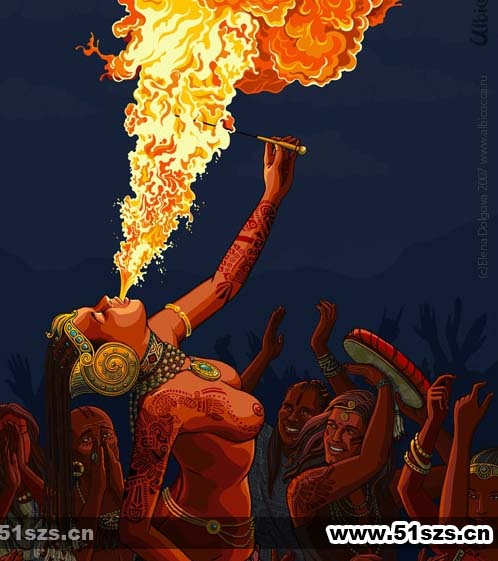 俄国天才画家Albicocca的插画世界