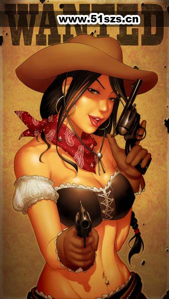 Old West 经典插画艺术集