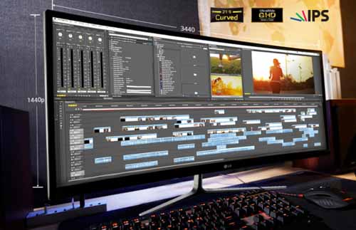 LG 21:9曲面超宽屏系列显示器京东震撼首发